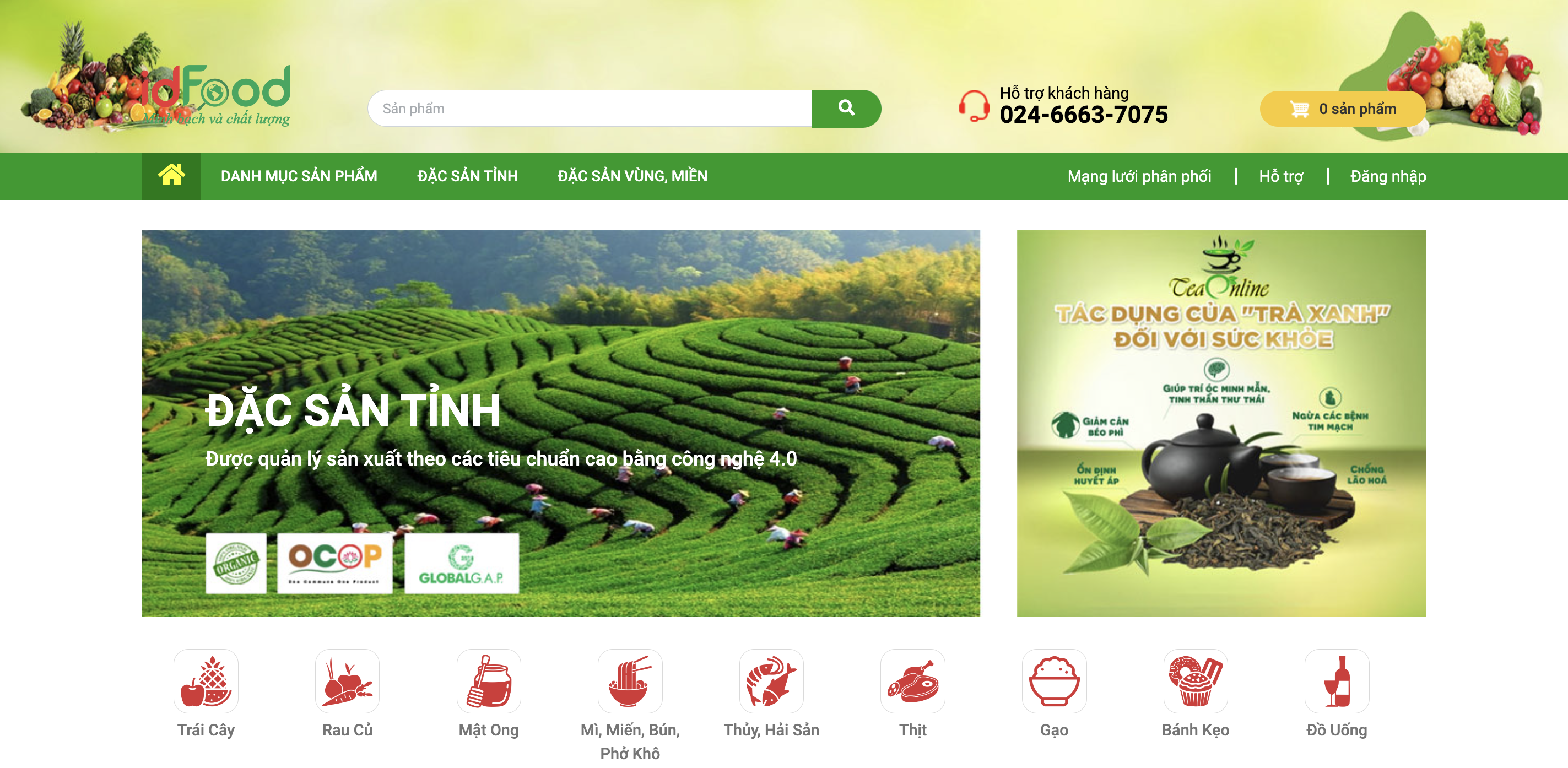 Website idfood.vn